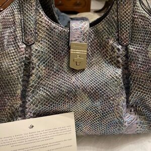 Vintage Brahmin Elisa in moonstone Seville